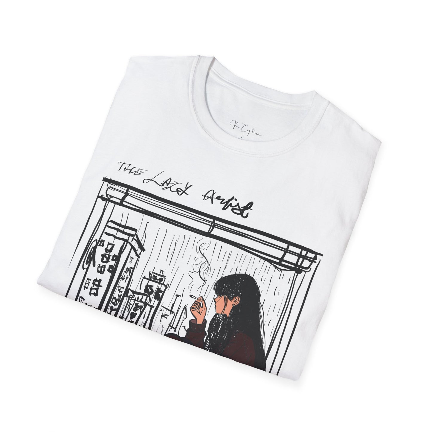 Artistic Unisex Softstyle T-Shirt - 'The Lazy Artist - Signature T'