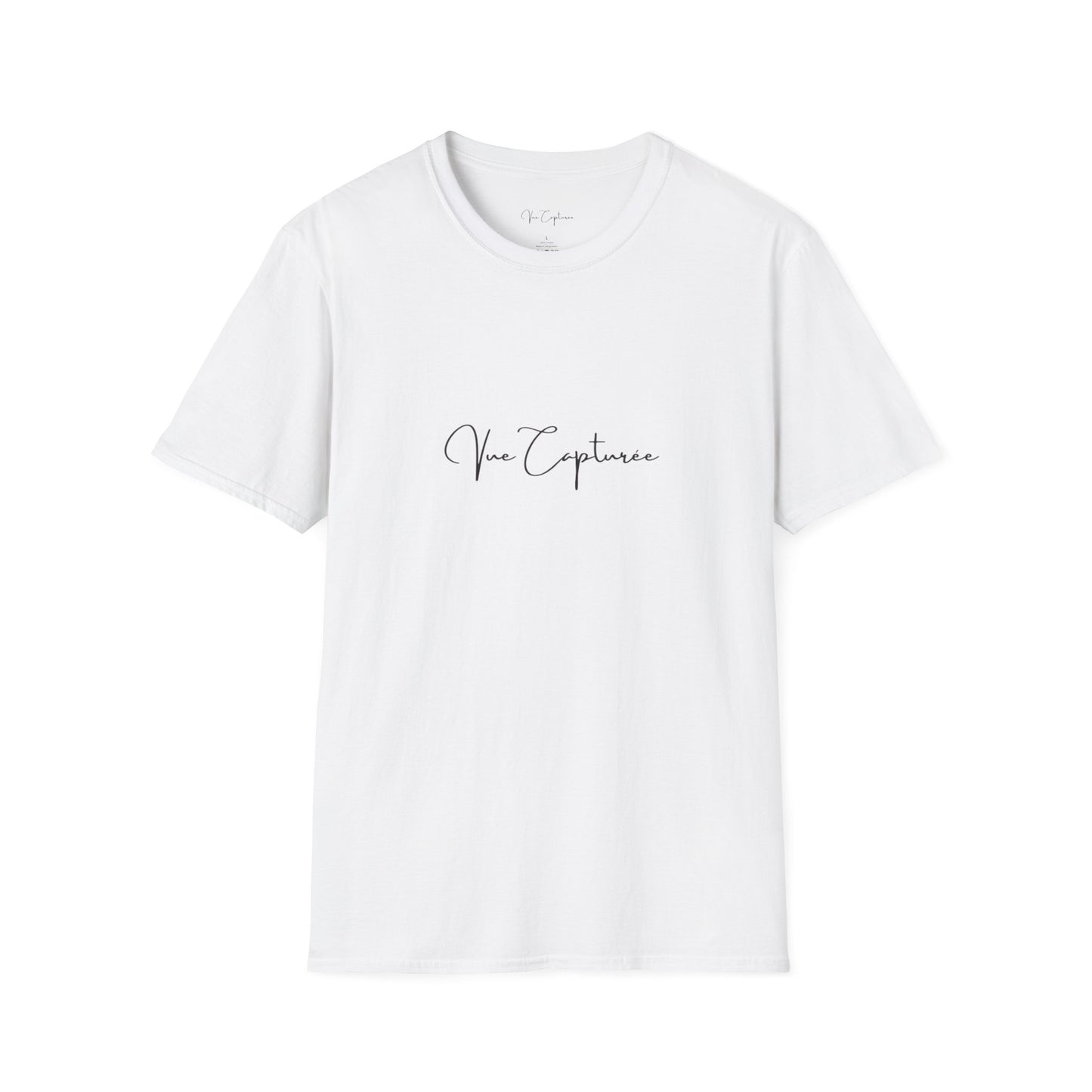 White cotton T-shirt - Vue Capturee Signature White