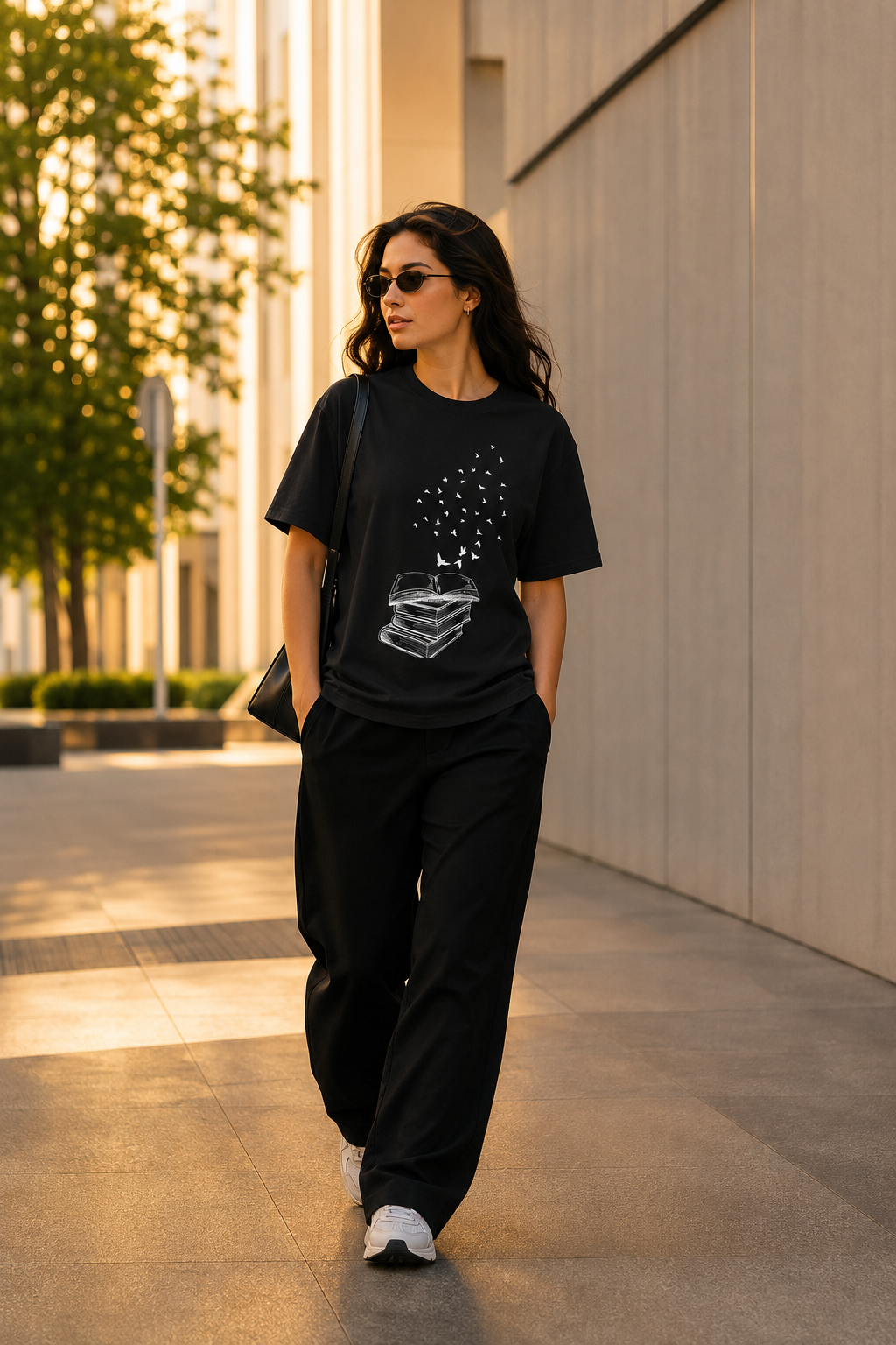 Black Book Birdy - Cotton T-shirt - Black - Unisex