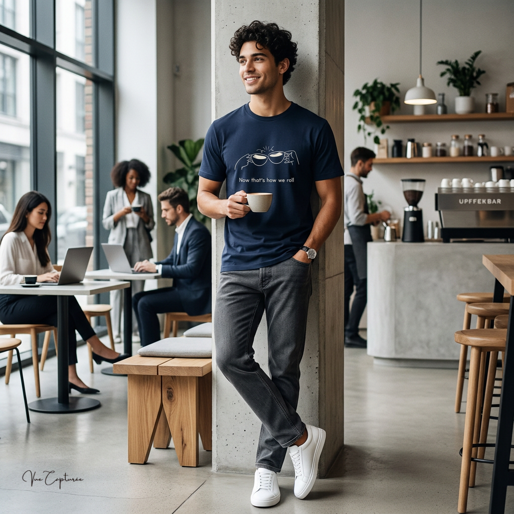  Coffee Lovers Graphic T-Shirt | Premium 100% Cotton Casual Tee -2