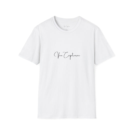 White cotton T-shirt - Vue Capturee Signature White