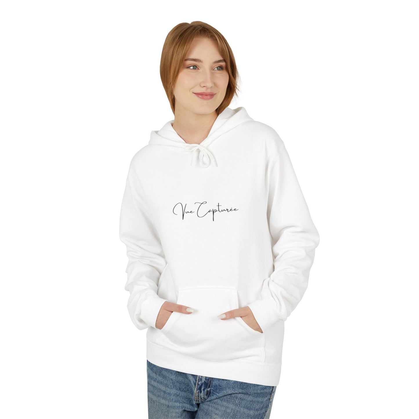 BD White cotton Hoodie Unisex